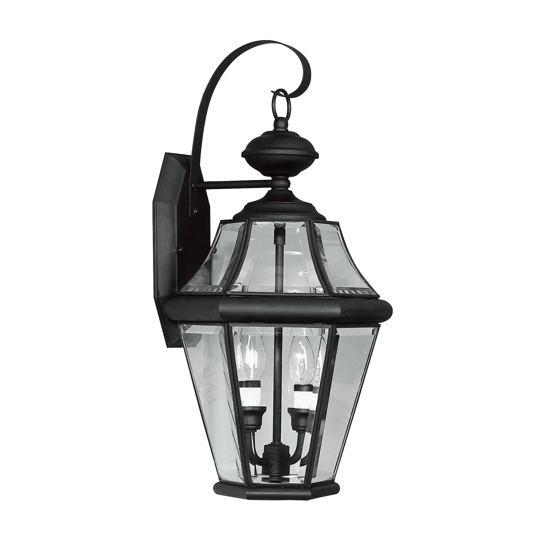 Georgetown 20 Inch Tall 2 Light Outdoor Wall Light by Livex Lighting